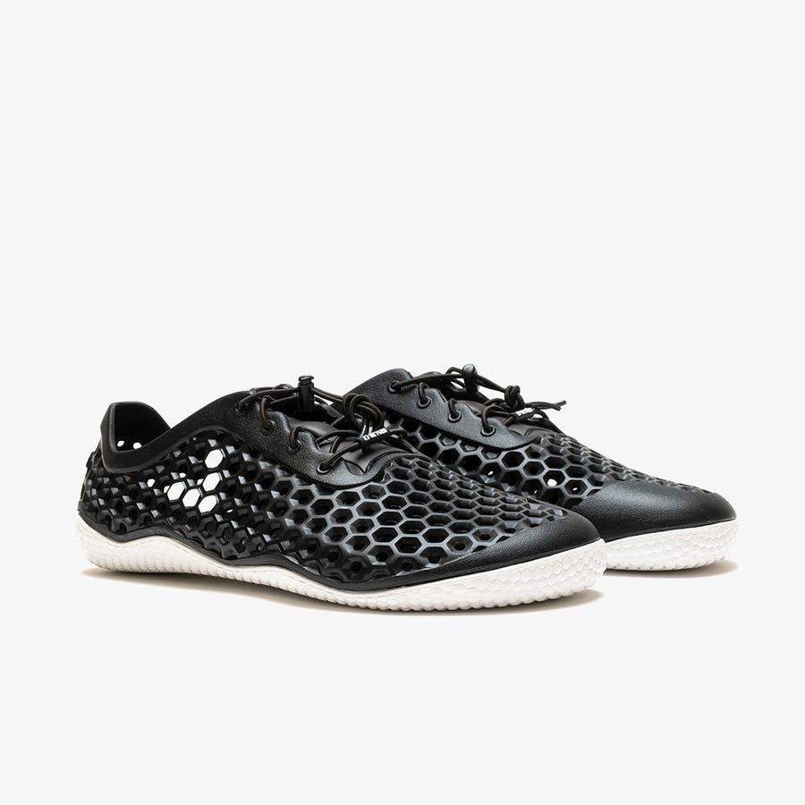 Black Women's Vivobarefoot Ultra III Bloom Running Shoes | Philippines 0121JPQJ